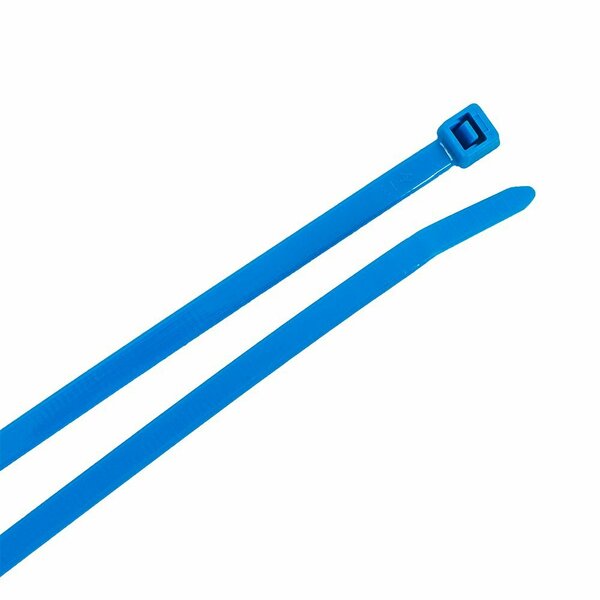 Forney Cable Ties, 8 in Blue Standard Duty 62020